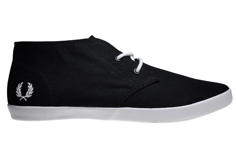fred perry trainers. B3076 Black Fred Perry Byron