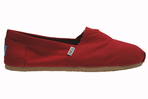 Toms Shoes on Tom S Shoes Red Canvas Toms   Red   Shoe Biz   San Francisco