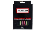 Hunter Welly Stripe Cuff Navy Socks
